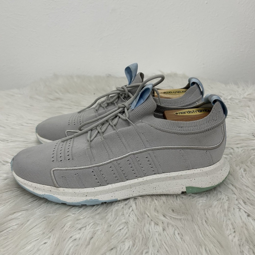 FITFLOP SOFT LILAC VITAMIN FF E01 KNIT SPORTS TRAINER SHOES SNEAKERS SZ 8.5 GRAY